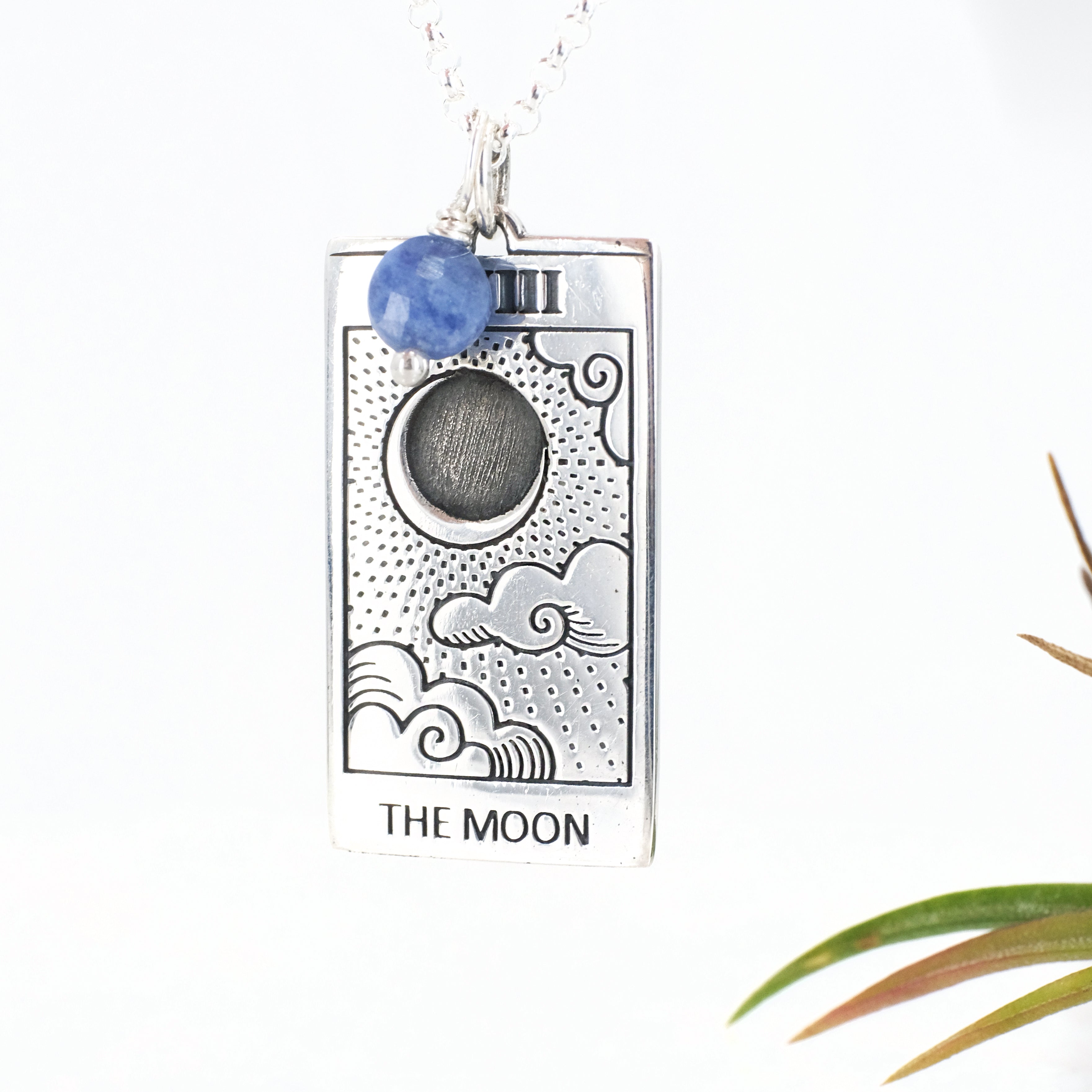 Monday Moon Tarot Sterling Necklace