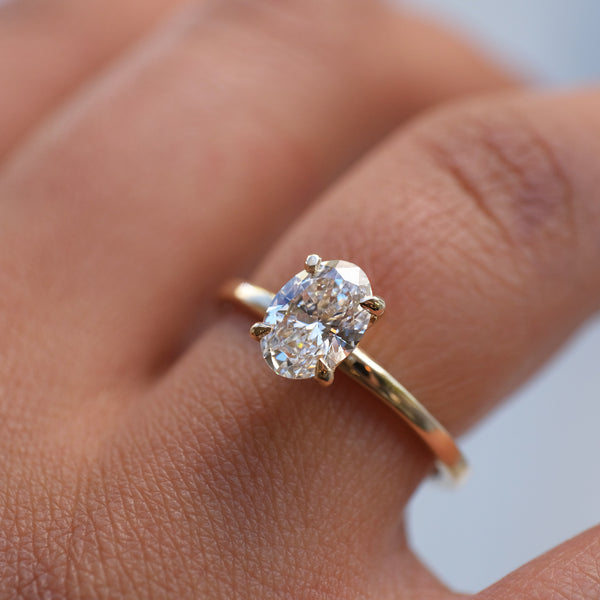 14k + Lab Diamond Flicker Ring