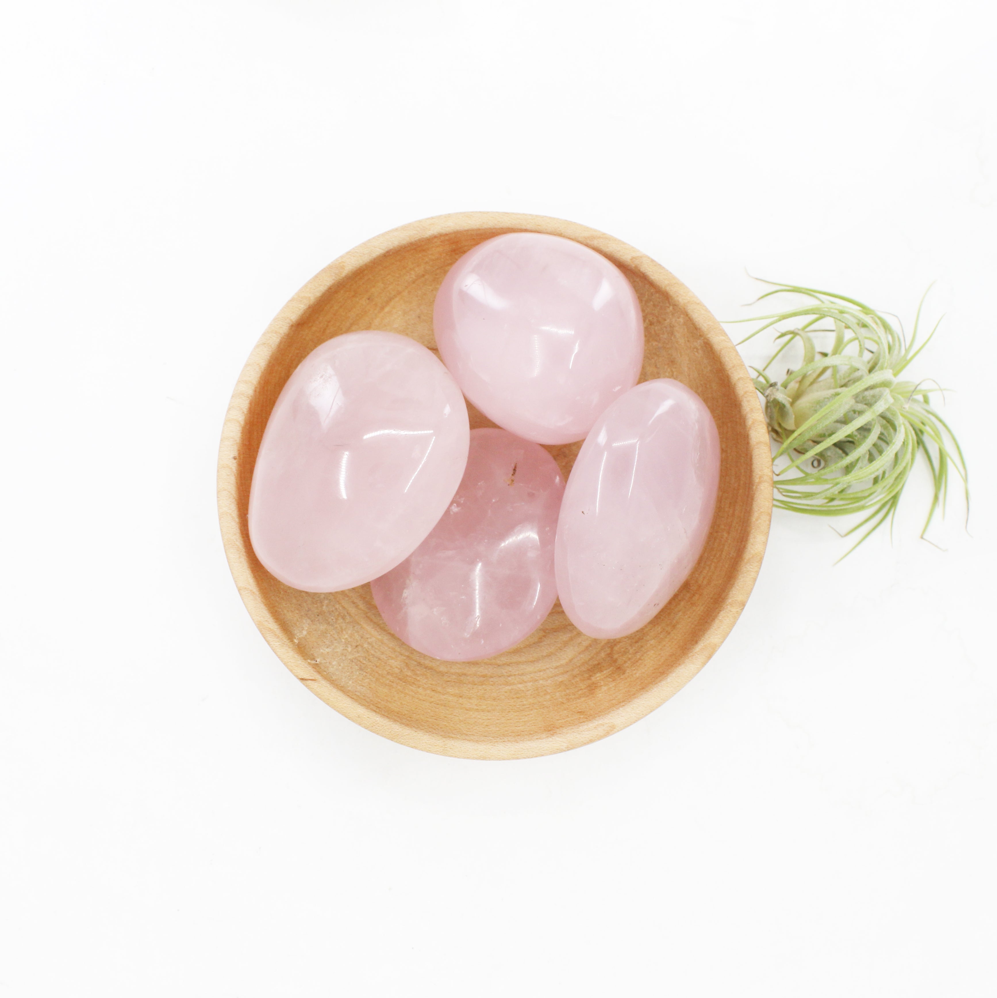 Rose Quartz Palm Stone