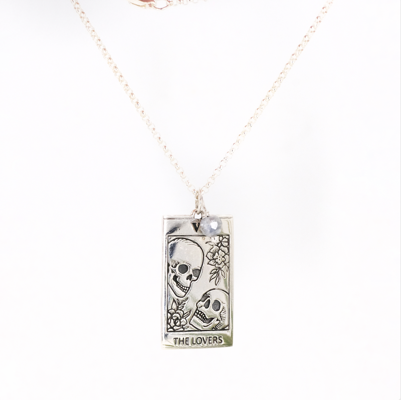 Lovers Sterling Tarot Necklace