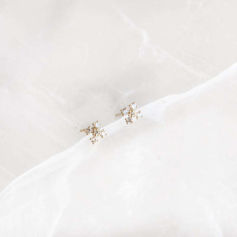 14k + Diamond Antares Studs