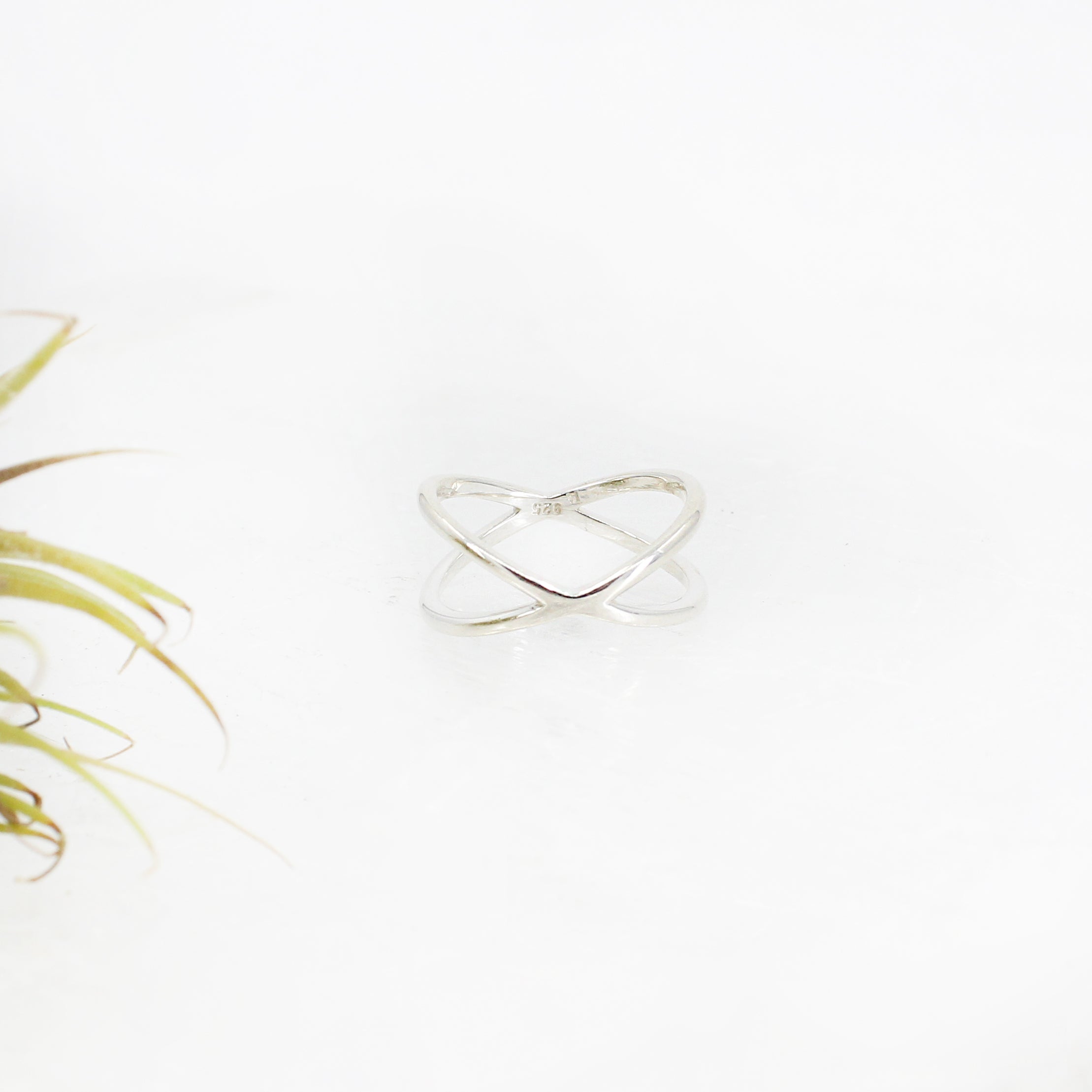 Sterling Criss Cross Ring