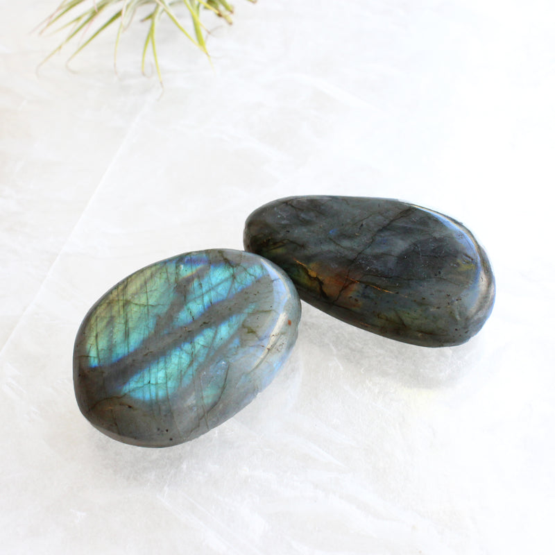 Labradorite Palm Stone